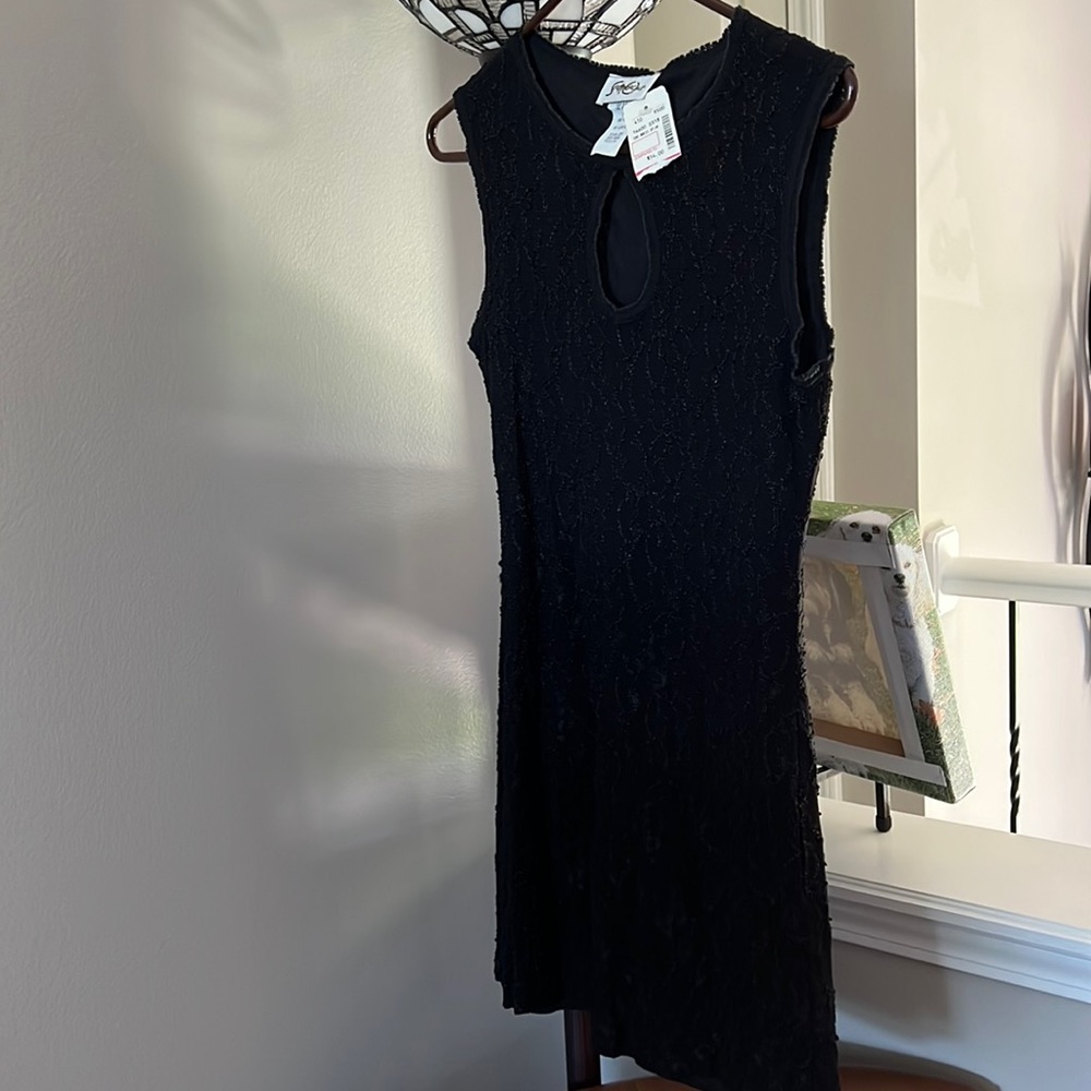 COPY - Steppin Out Ladies Black Dress with bead embellishments size Medium